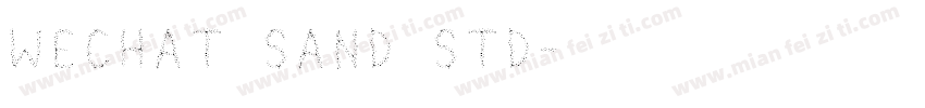 wechat sand std字体转换